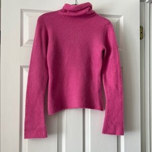Next Era Vibrant Pink Cowl turtle Neck Sweater medium